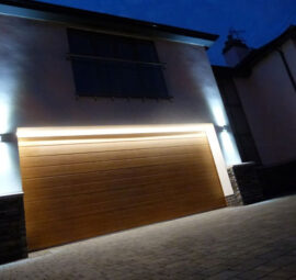 BA Construction - Garage with LED lighting