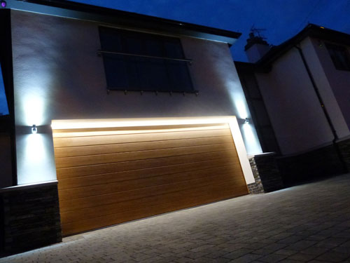 BA Construction - Garage with LED lighting