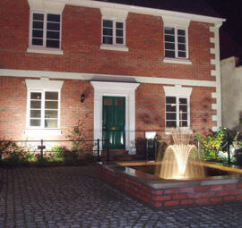 The Waterside at Mountsorrel - At night